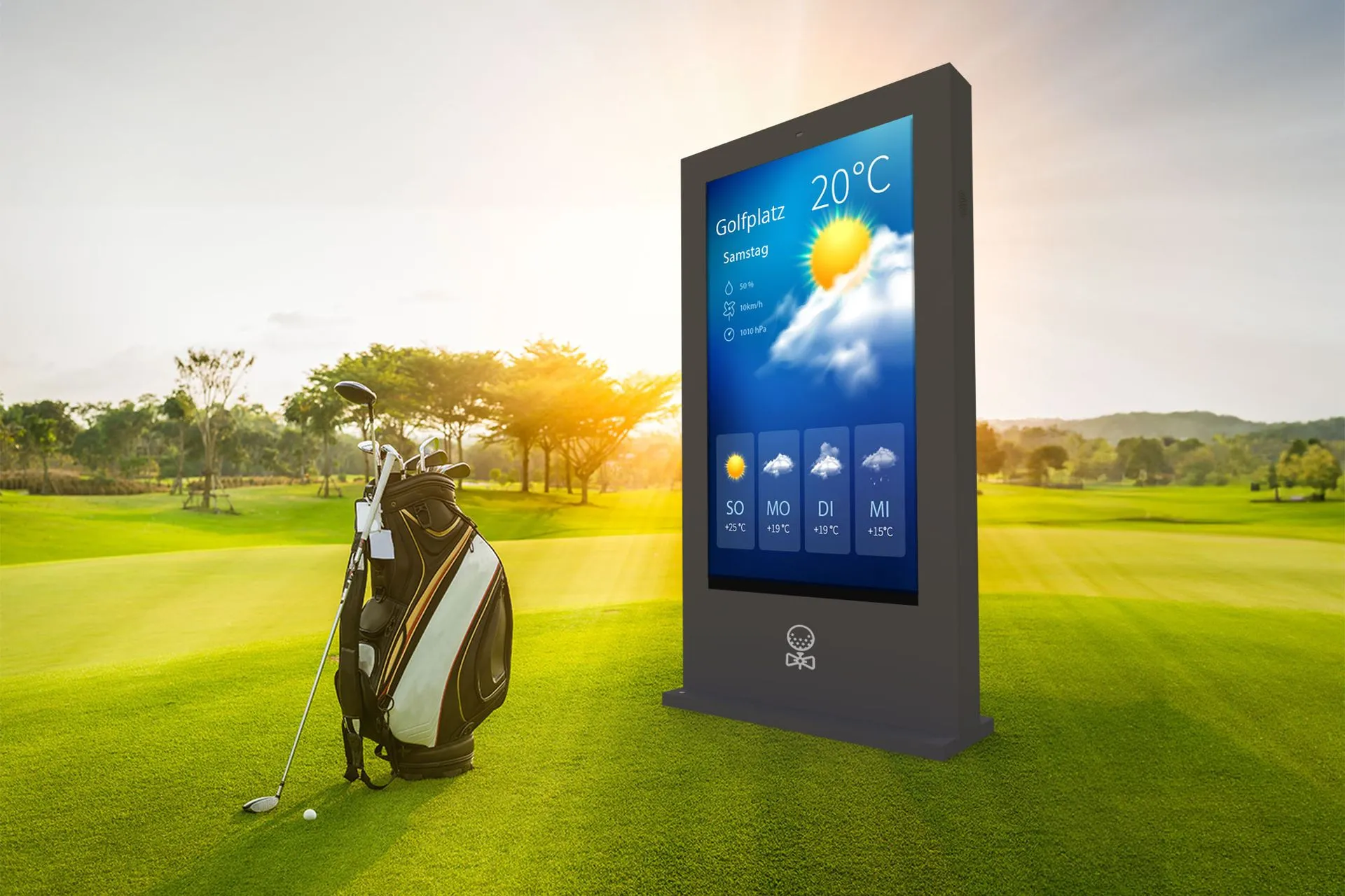 Digital Signage Outdoor Stele